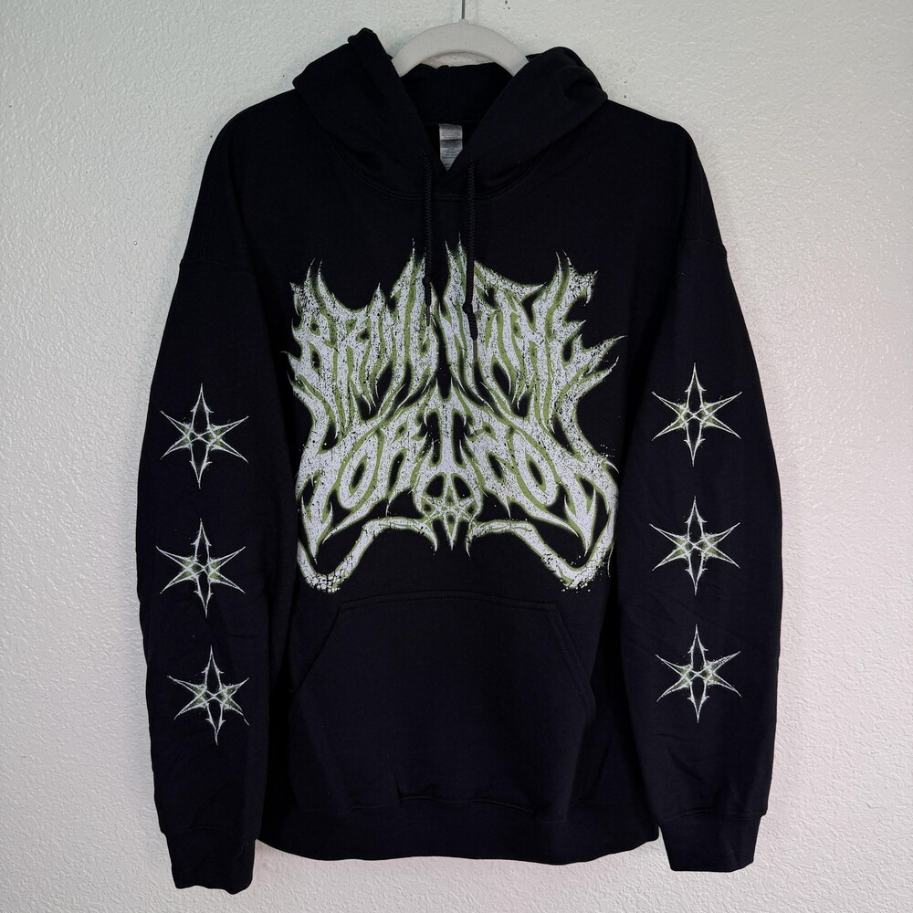 Bring Me To The Horizon Hoodie Mens Large 2023 Tour Sweater Metal Band Music L